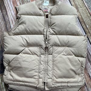 Walls Down Tan Quilted Puffer Vest